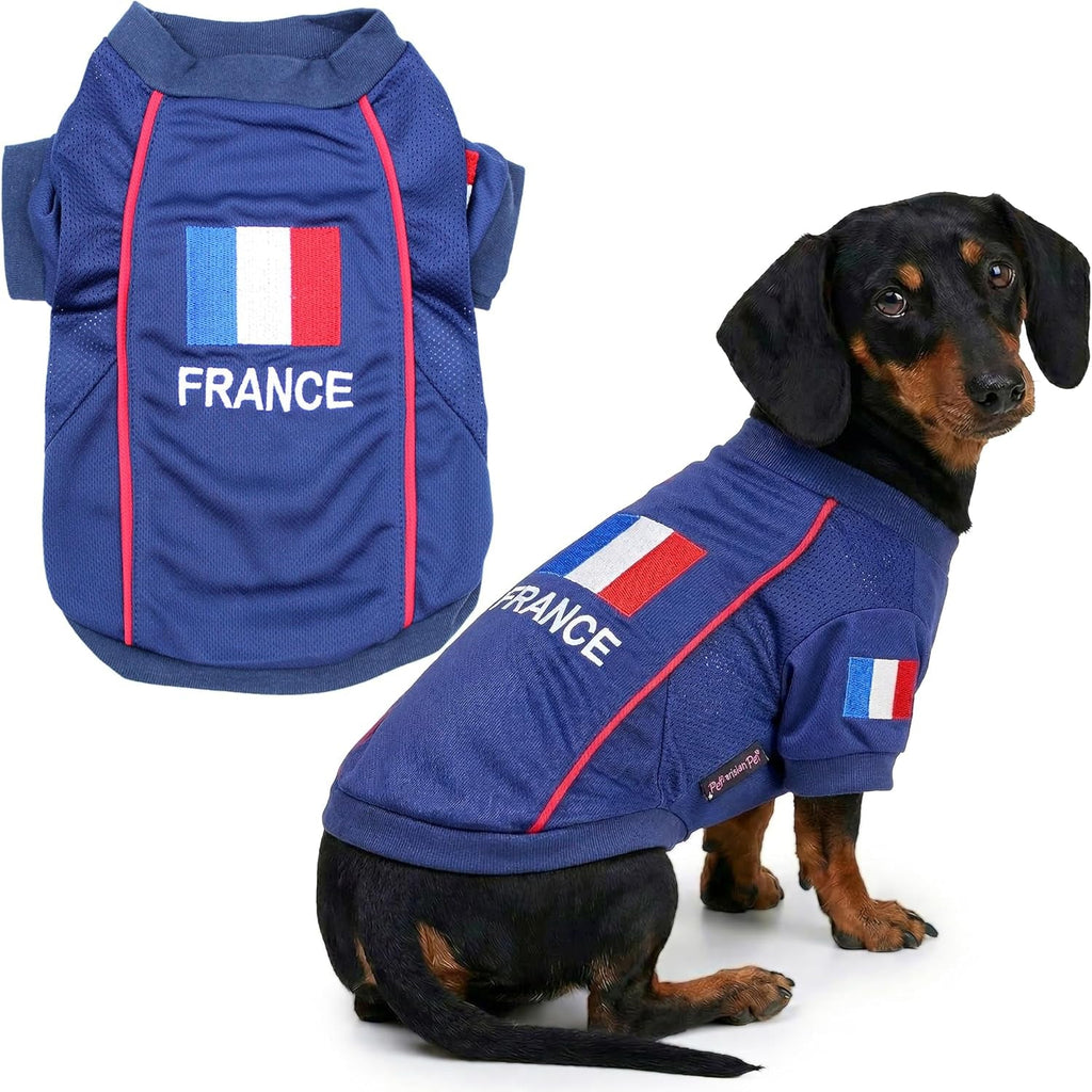 Parisian Pet Breathable Mesh Soccer Jersey for Dogs, XS–5XL