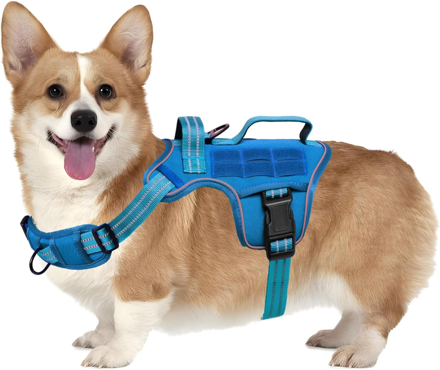 Heavy Duty No-Pull Tactical Dog Harness Molle Vest