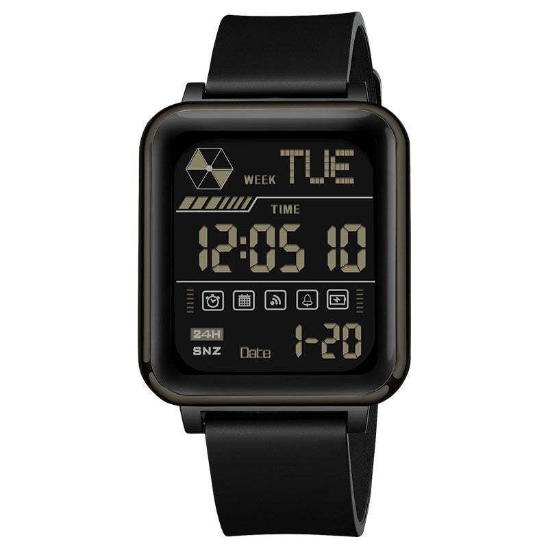 Creative Multifunctional Waterproof Square Sports Watch