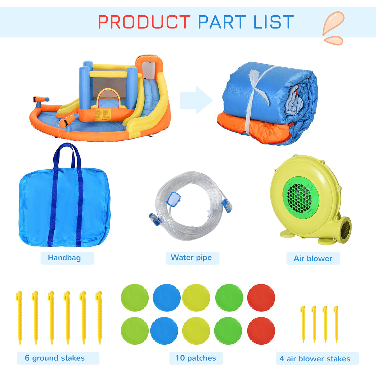 Splash Castle 5-in-1 Bounce House