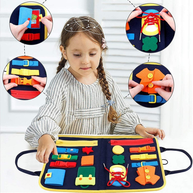 Buttons & Dressing Busy Book