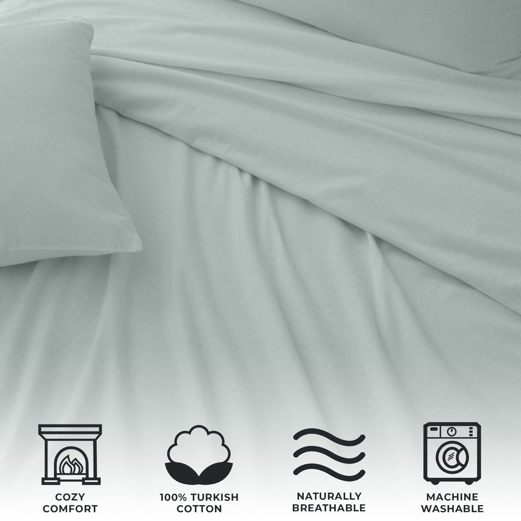 Turkish Cotton Flannel Sheet - Raye Collection