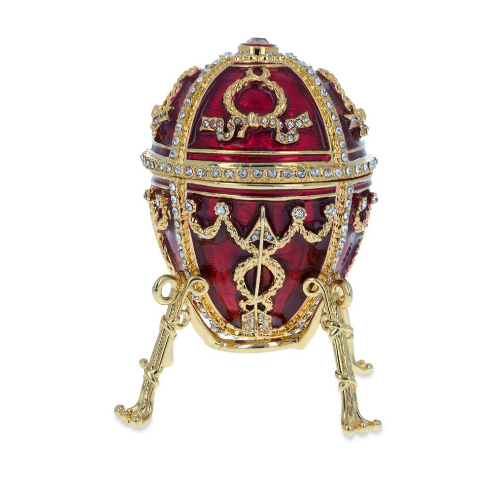 1895 Rosebud Royal Imperial Metal Easter Egg