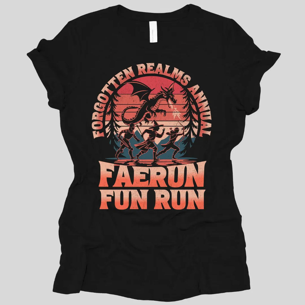 Faerun Fun Run Funny D&D Women's T-shirt