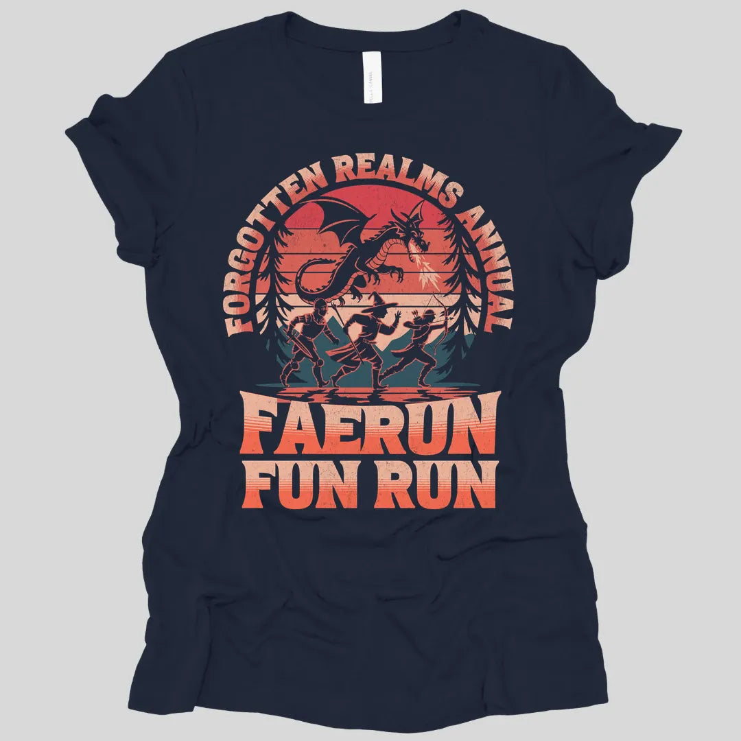 Faerun Fun Run Funny D&D Women's T-shirt