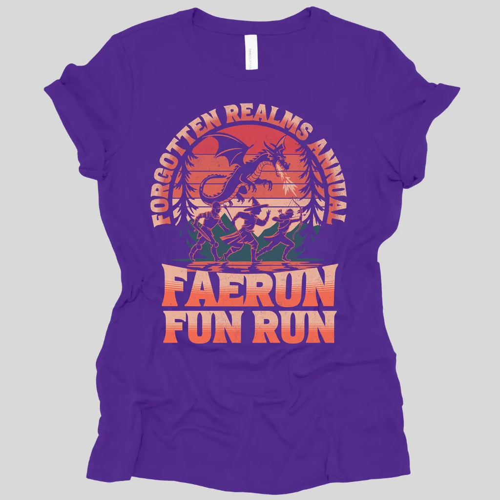 Faerun Fun Run Funny D&D Women's T-shirt