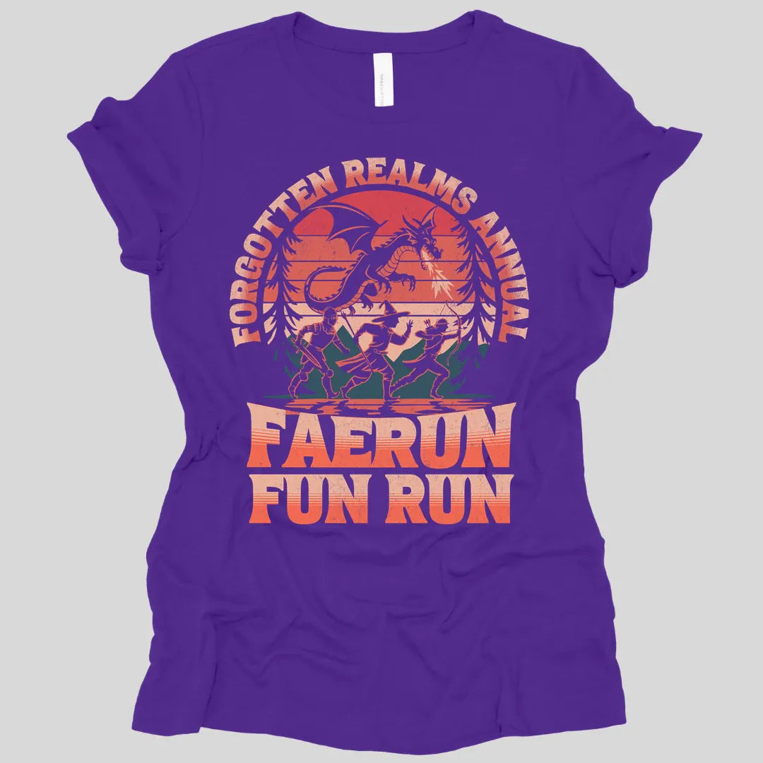 Faerun Fun Run Funny D&D Women's T-shirt