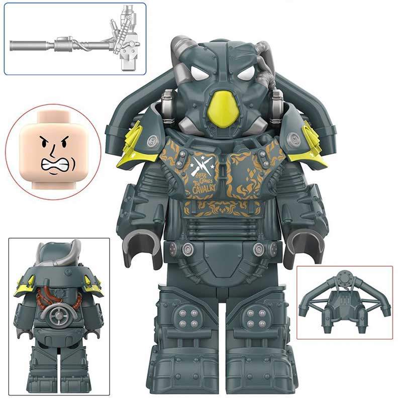 Fallout X-01 Power Armor (Minutemen Armored Cavalry) Minifigure Toys