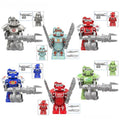 Fallout t-51 Power Armor Set of 6 Lego Minifigures Custom video Game Toys S4