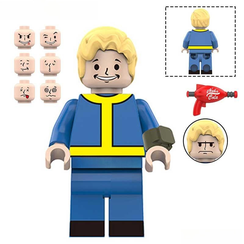 Fallout Vault Boy Minifigure Toy