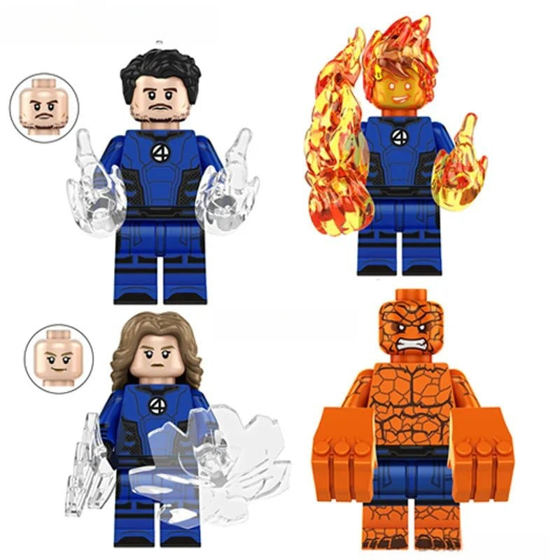 Fantastic Four First Steps Set of 4 Minifigure Toy 4