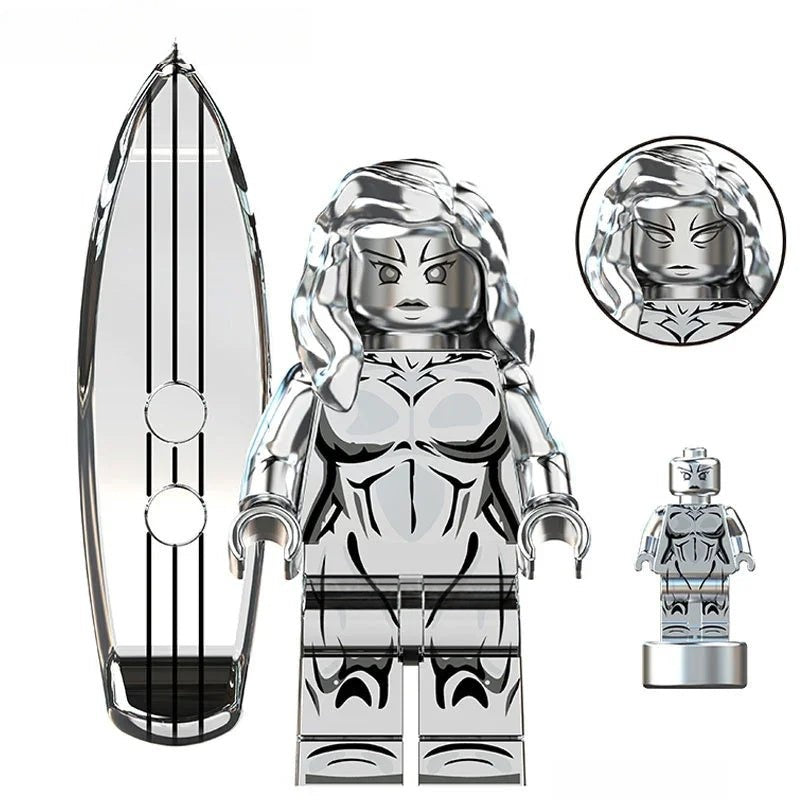 Fantastic Four First Steps Silver Surfer Shalla- Bal Minifigure Toy 2