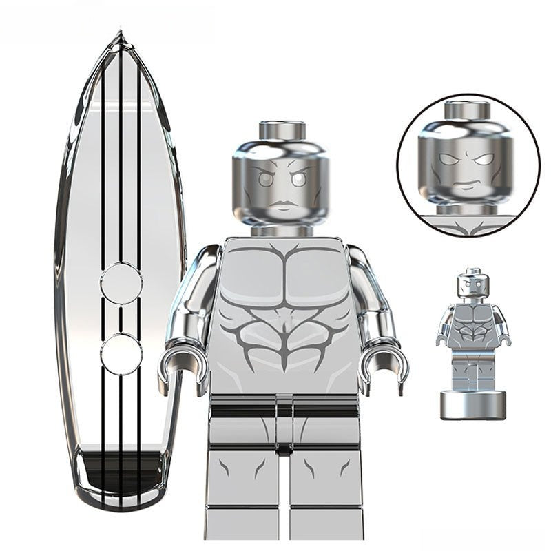 Fantastic Four Silver Surfer Minifigure Toy 2