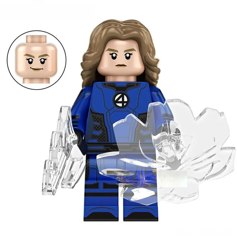 Fantastic Four Sue Storm Invisble Woman Minifigure Toy 2