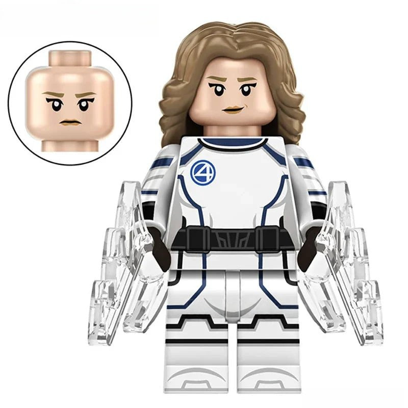 Fantastic Four Sue Storm Invisble Woman Minifigure Toy 3