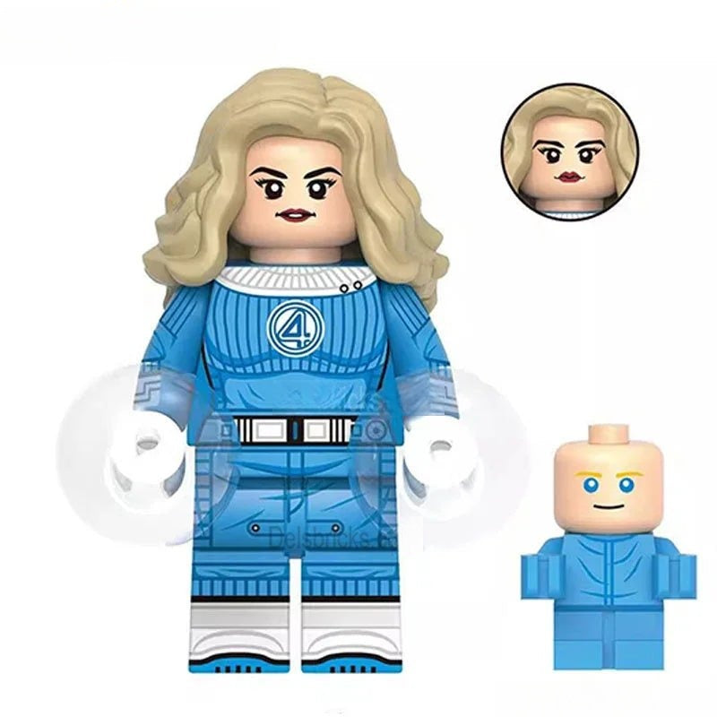 Fantastic Four Sue Storm Invisble Woman Minifigure Toy 4