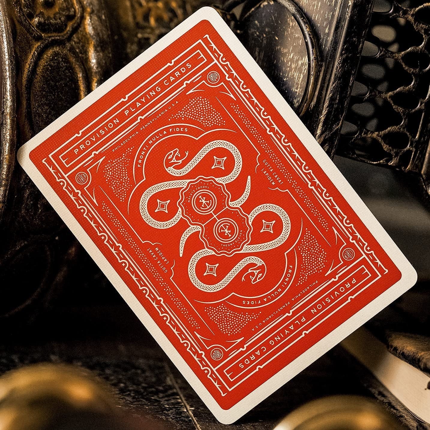 Theory11 Provision Playing Cards – Ember Red Philadelphia Edition
