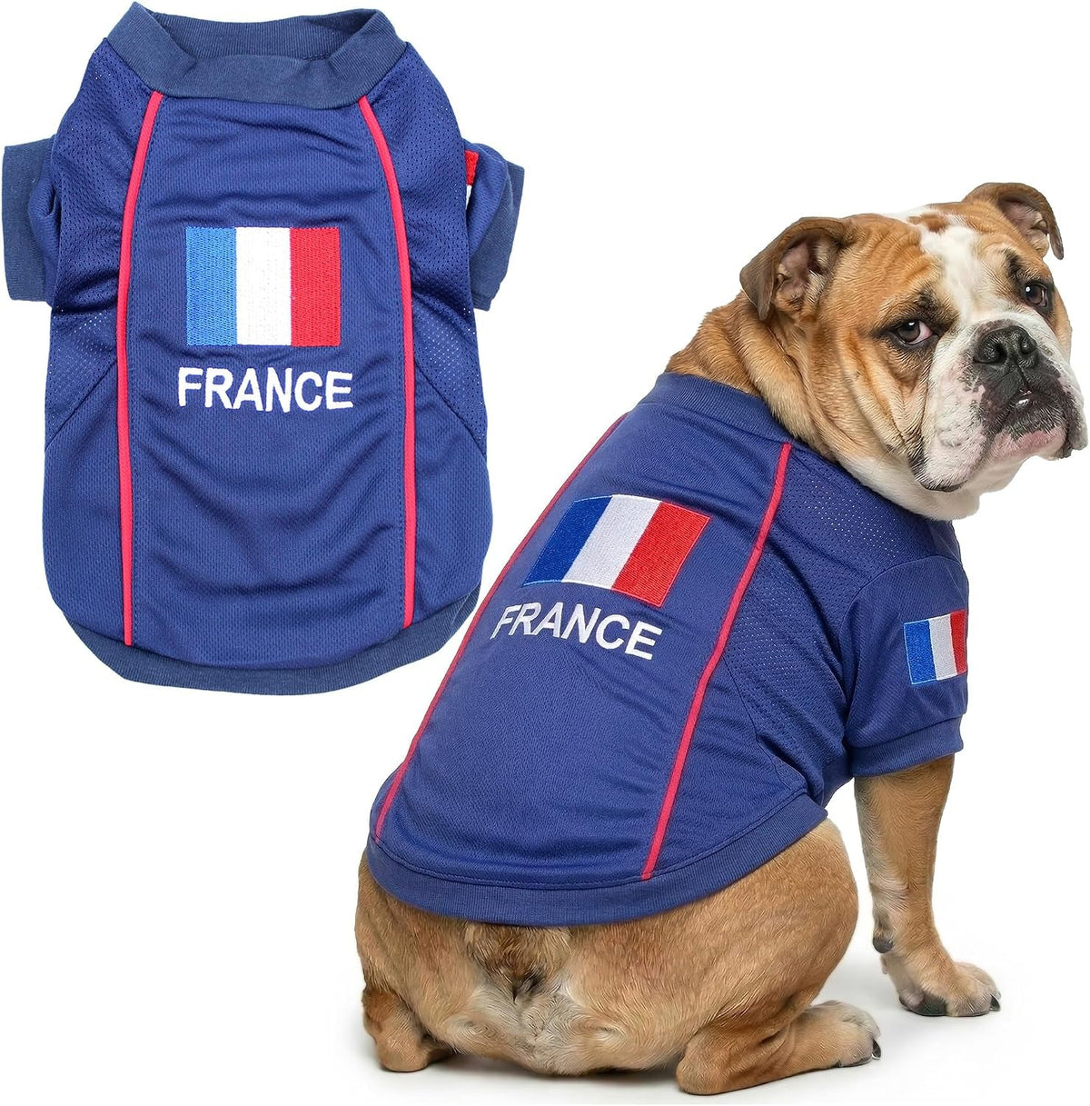 Parisian Pet Breathable Mesh Soccer Jersey for Dogs, XS–5XL