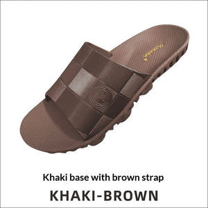 Khaki Base Brown Strap