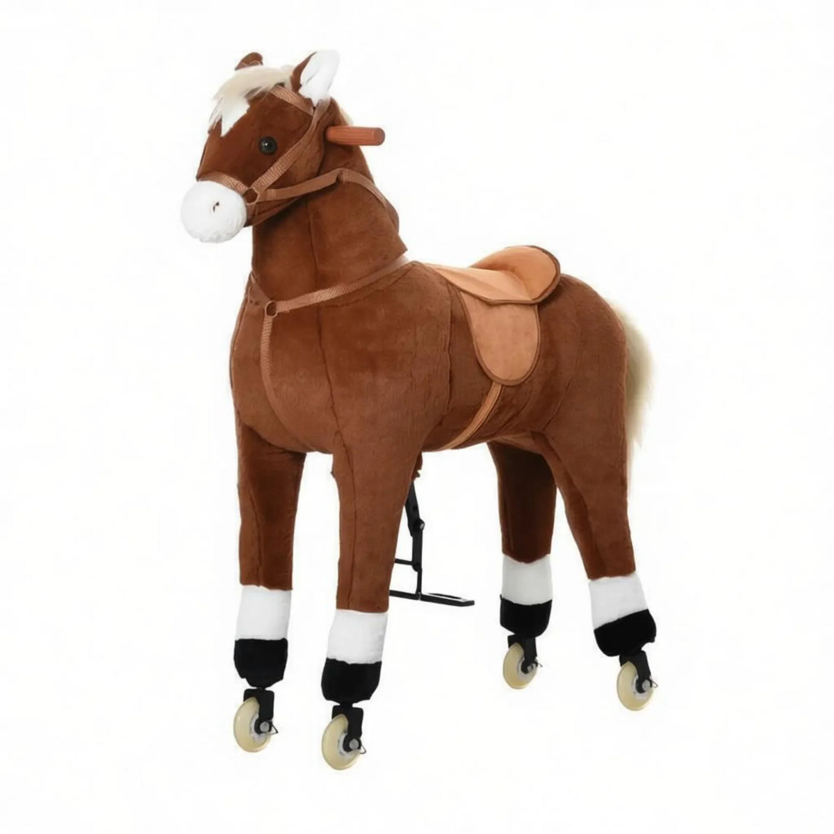 Chestnut Walking Ride-On Horse