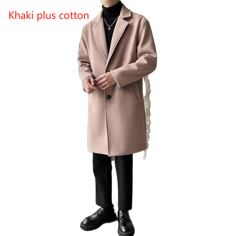 Affordable Luxury Style Mid-length Loose Trendy Woolen Coat