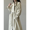 Temperament Commute Trench Coat For Women Autumn
