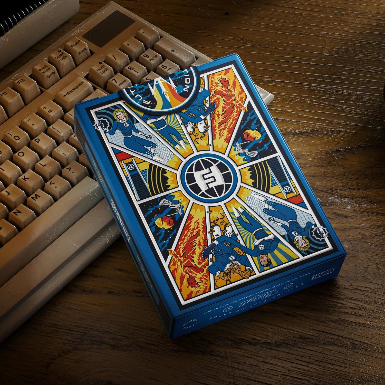 Theory11 Fantastic Four Playing Cards – Retro-Futuristic Marvel Edition