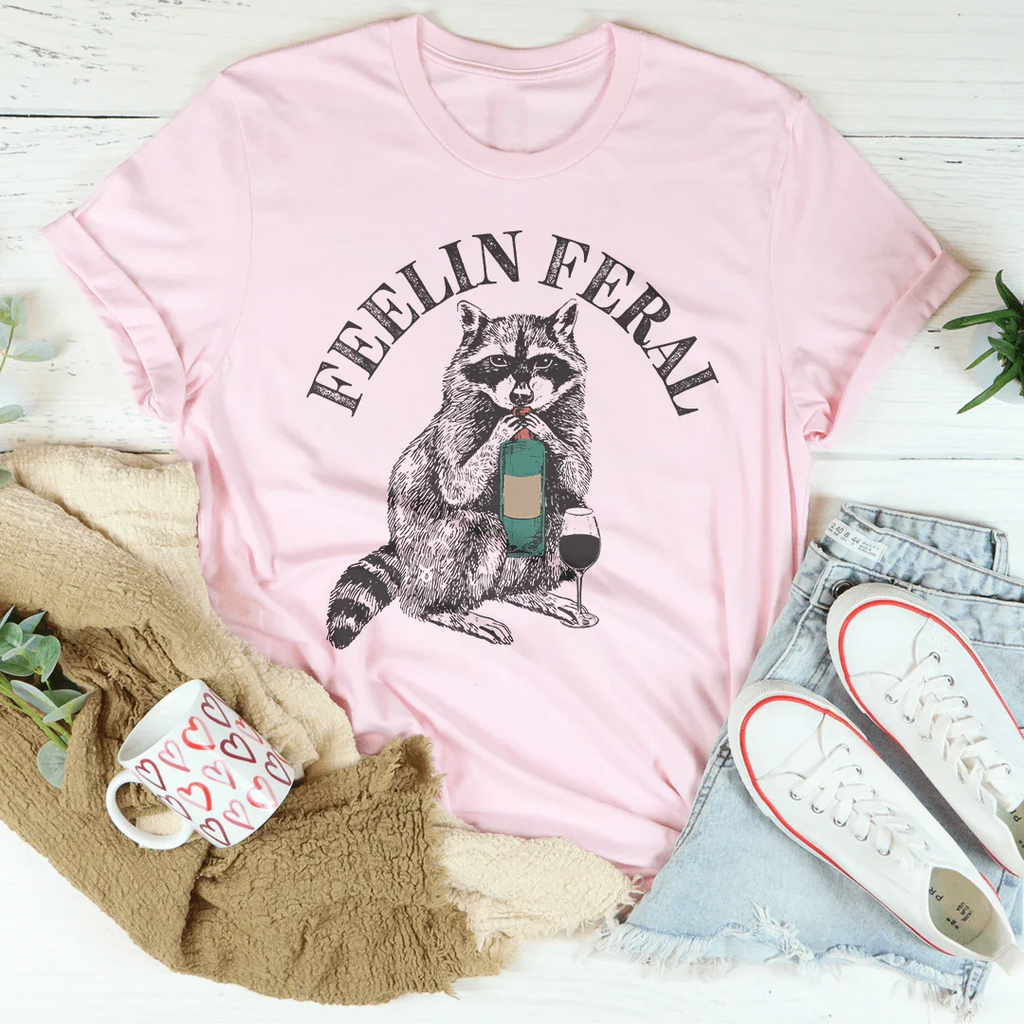 Relatable Feral Mood Graphic Shirt – "Feelin Feral"