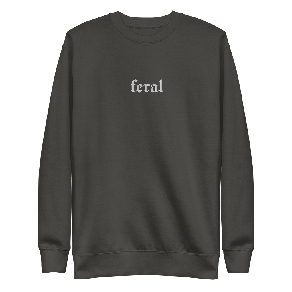 Feral Blackout Embroidered Sweatshirt