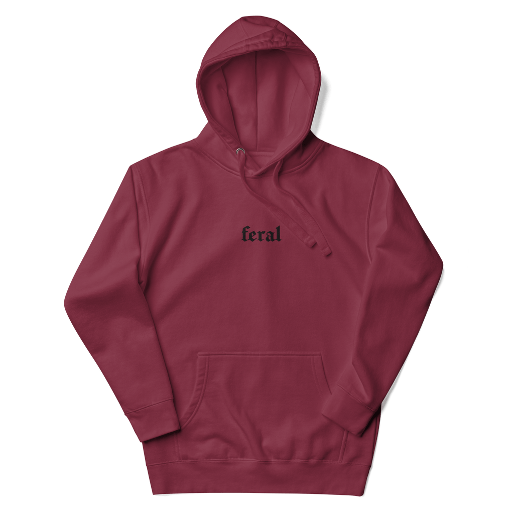 Feral Embroidered Hoodie