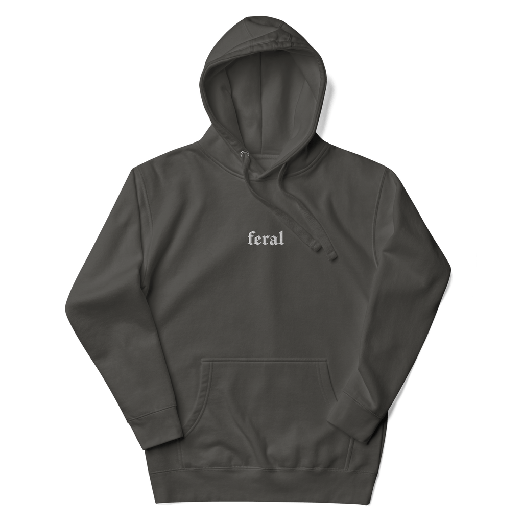 Feral Embroidered Hoodie