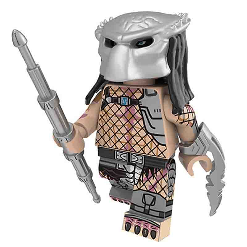 The Predator Yautja tribe set of 6 Lego Compatible Minifigures