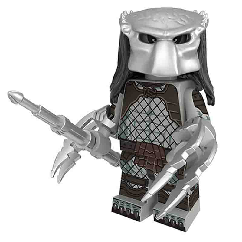 The Predator Yautja tribe set of 6 Lego Compatible Minifigures