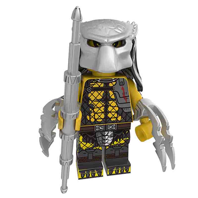 The Predator Yautja tribe set of 6 Lego Compatible Minifigures