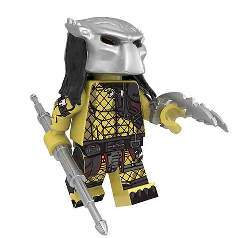 The Predator Yautja tribe set of 6 Lego Compatible Minifigures