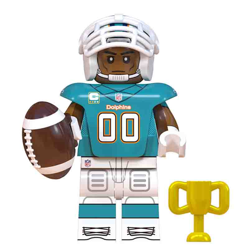 Miami Dolphins NFL Football Teams Minifigure Toy