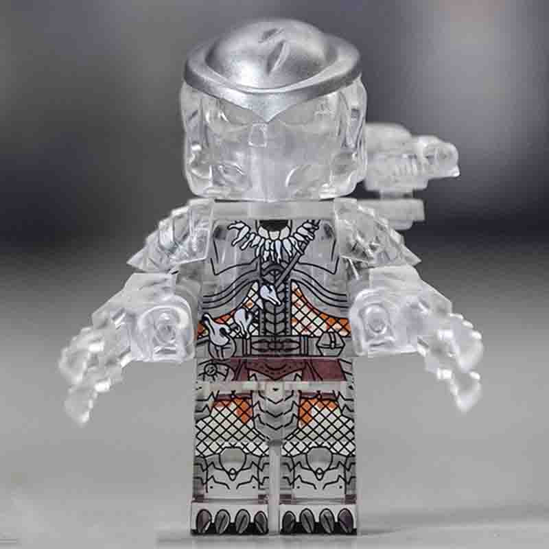 The Predator Transparent camo 1987 Original Film Version Minifigure Toy