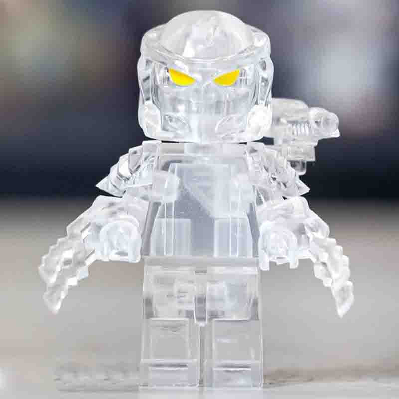 The Predator Transparent 1987 Original Film Version Minifigure Toy