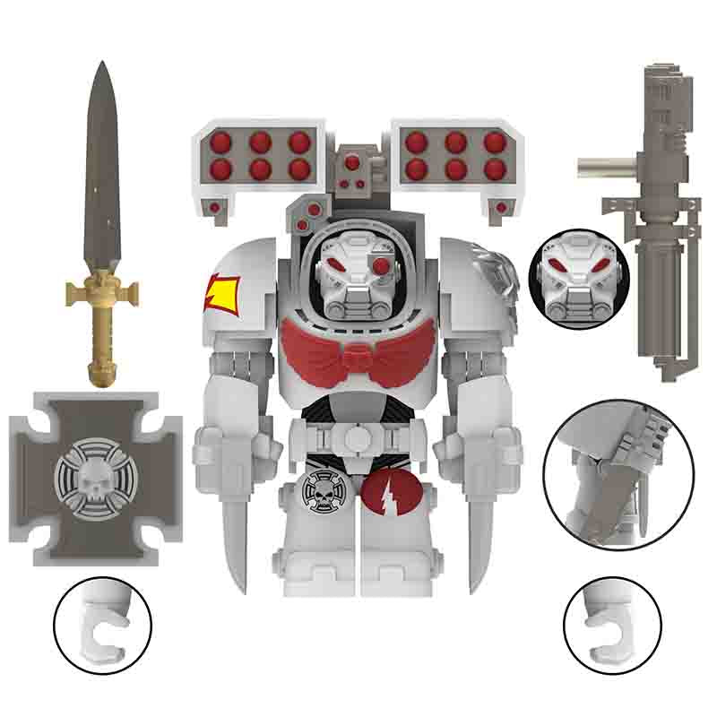 Warhammer 40,000 White Scars Terminator Big Minifigure