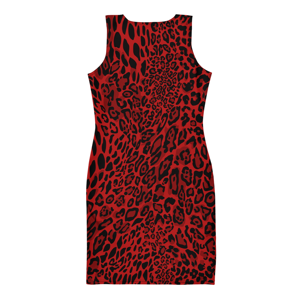 Fire Feline Bodycon Dress