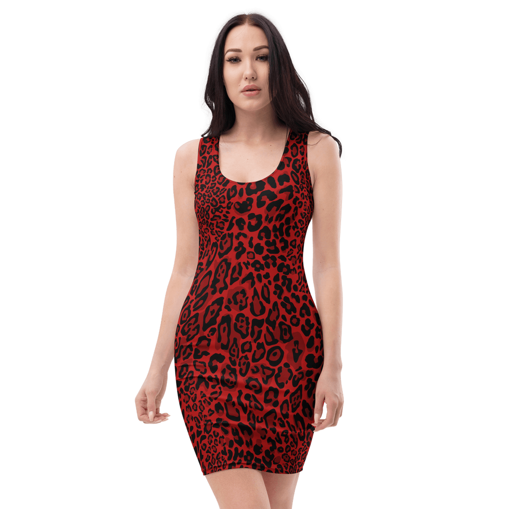Fire Feline Bodycon Dress