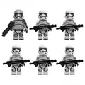 First Order Stormtrooper Set of 6 Lego Star Wars Minifigures custom toys