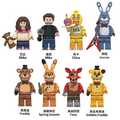 Five Nights At Freddys Movie set of 8 Minifigure Toy