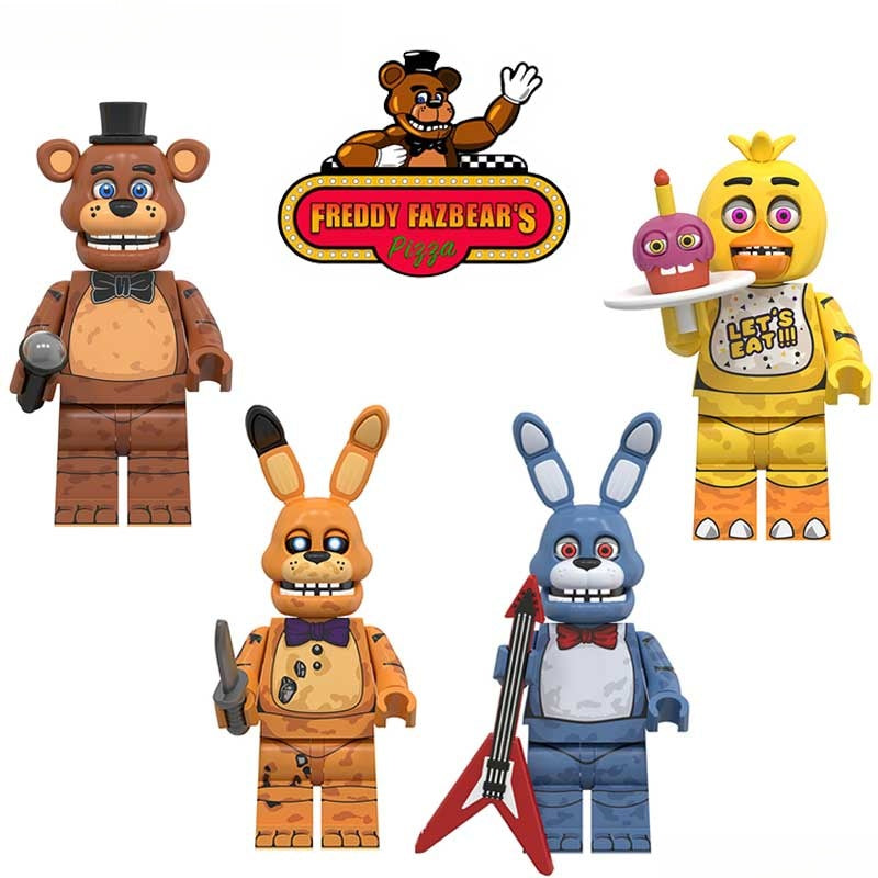 Five Nights At Freddys set of 4 Minifigure Toy 2
