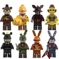 Five Nights At Freddys Nightmare set of 8 Minifigure toys