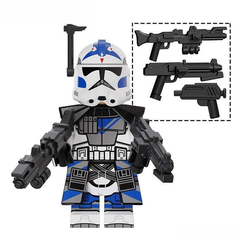 Fives 501st Legion Clone trooper Phase 2 Minifigure Toy