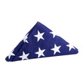 5 x 9.5 FT Official Memorial Burial American Flag large that it comes as pre folded.