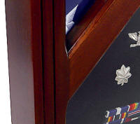 Military Award Shadow Box with Display Case