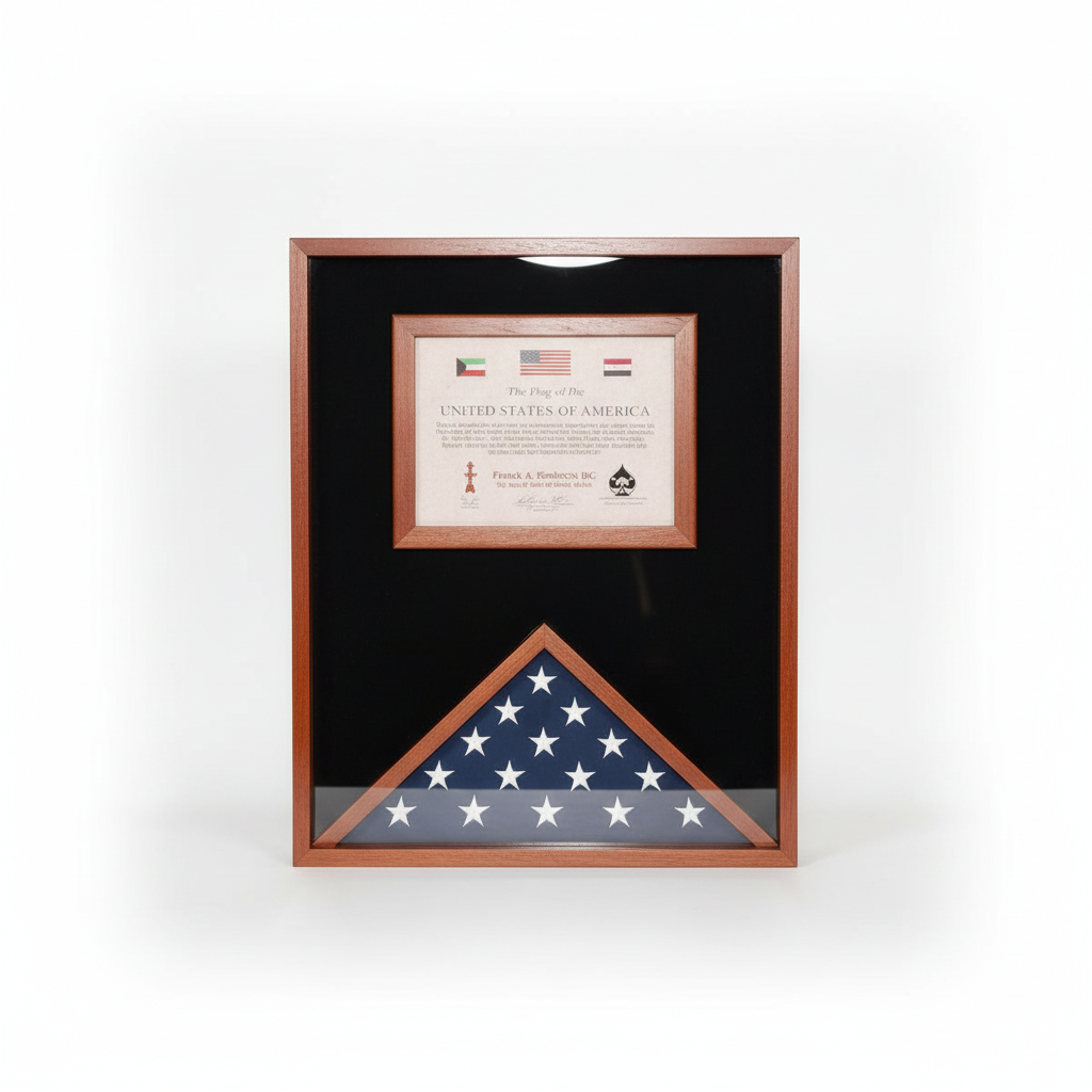 Flag and Document Case for 3ft x 5ft US Made - 3ft x 5ft American Add Flag.