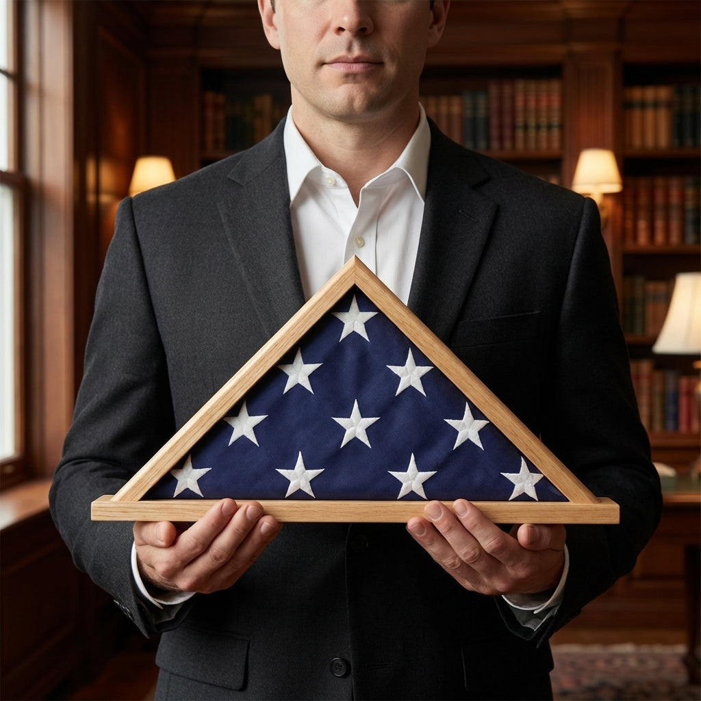 Flags Connections - Coffin Flag Case - Fit 3' x 5' Flag.